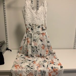 Women’s long floral summer dress XL